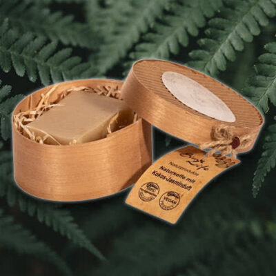 Naturseife mit Kokos-Jasminduft (Aktion)