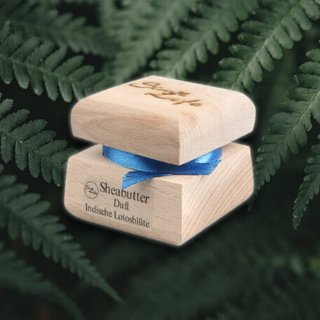 Sheabutter Indischer Lotus in Holzverpackung