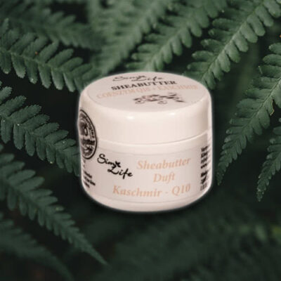 Sheabutter mit Coenzym Q10 und Duft Kaschmir (Dose)